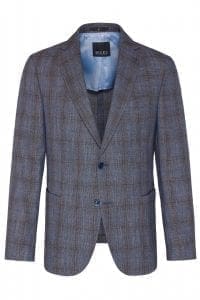 Taupe/Blue Chk