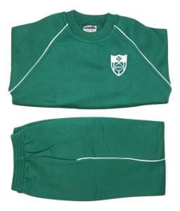 Green/ White Trim