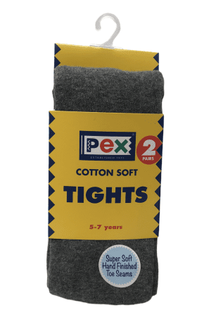 PEX Cotton Tights 2-Pack (GREY)